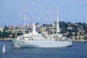 Cruise ship at Ville Franche, France.