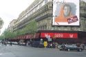 Exterior view of Galeries Lafayette in Paris, France.