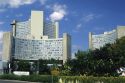 UNO village buildings in Vienna, Austria.