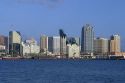 A skyline view of San Diego, California.