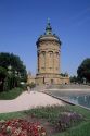Wasserturm watertower in Mannheim, Germany.