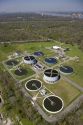 Sewage treatment plant near Gretna, Louisiana.