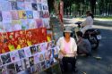 Greeting card vendor in Saigon, Vietnam.