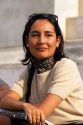 A young Spanish woman university student in Spain.