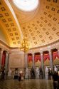 Interior of the United States Capitol Building in Washington DC.