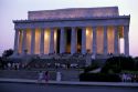 The Lincoln Memorial in Washington DC.