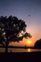 Potomac River at sunset in Washington, DC.