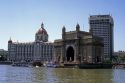 The Taj Mahal Hotel and India Gate in Mumbai Bombay, India.