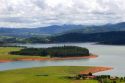 Reservoir and countryside near Sao Paulo, Brazil.