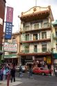Street scene in Chinatown, San Francisco, California.