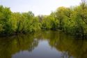 The Grand River at Onondaga, Michigan.