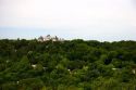 The Cresent Hotel atop a mountain in Eureka Springs, Arkansas.