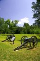 Cannons at Shiloh National Park battlefield, Tennessee.