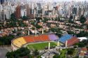 Aerial view of Est‡dio Pacaembu in Sao Paulo, Brazil.