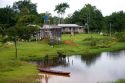 Housing settlement in the Amazon jungle near Manaus, Brazil.