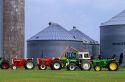 Vintage tractor collection near Durand, Wisconsin.