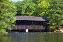 Stone Mountain Covered Bridge in Stone Mountain Park, Georgia.