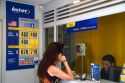 Money Exchange counter at Valparaiso, Chile.