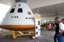 A model of the Orion spacecraft currently under development by NASA is part of Project Constellation, located at the Kennedy Space Center Visitor Complex in Cape Canaveral, Florida.