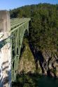 Deception Pass Bridge connecting Whidbey Island and Fidalgo Island in Island County, Washington.