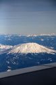Aerial view of Mount St. Helens in Washington, USA.