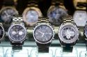 Store window display of watches in Ho Chi Minh City, Vietnam.