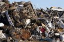 A pile of scrap metal including a junk automobile at the Pacific Steel and Recycling center in Elmore County, Idaho.