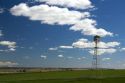 Windmill on a farm in Canyon County, Idaho, USA.