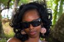 Afro-caribbean woman at Puerto Limon, Costa Rica.