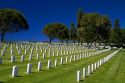 Fort Rosecrans National Cemetery at Point Loma, San Diego, California, USA.