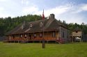 The Grand Hall located at the Grand Portage National Monument on the north shore of Lake Superior in northeastern Minnesota, USA.