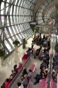 Departure gate and waiting area in the terminal at the Suvarnabhumi Airport also known as the New Bangkok International Airport in Bangkok, Thailand.
