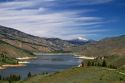 Scenic view of the South Fork of the Boise River canyon at Anderson Ranch Reservoir, Idaho, USA.