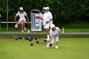Lawn bowling at Waitangi in the Bay of Islands, North Island, New Zealand.