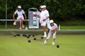 Lawn bowling at Waitangi in the Bay of Islands, North Island, New Zealand.