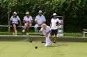 Lawn bowling at Waitangi in the Bay of Islands, North Island, New Zealand.