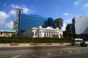Modern office buildings in Ho Chi Minh City, Vietnam.
