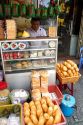 Vietnamese food vendor in Ho Chi Minh City, Vietnam.
