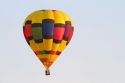 Hot air balloon over Boise, Idaho, USA.